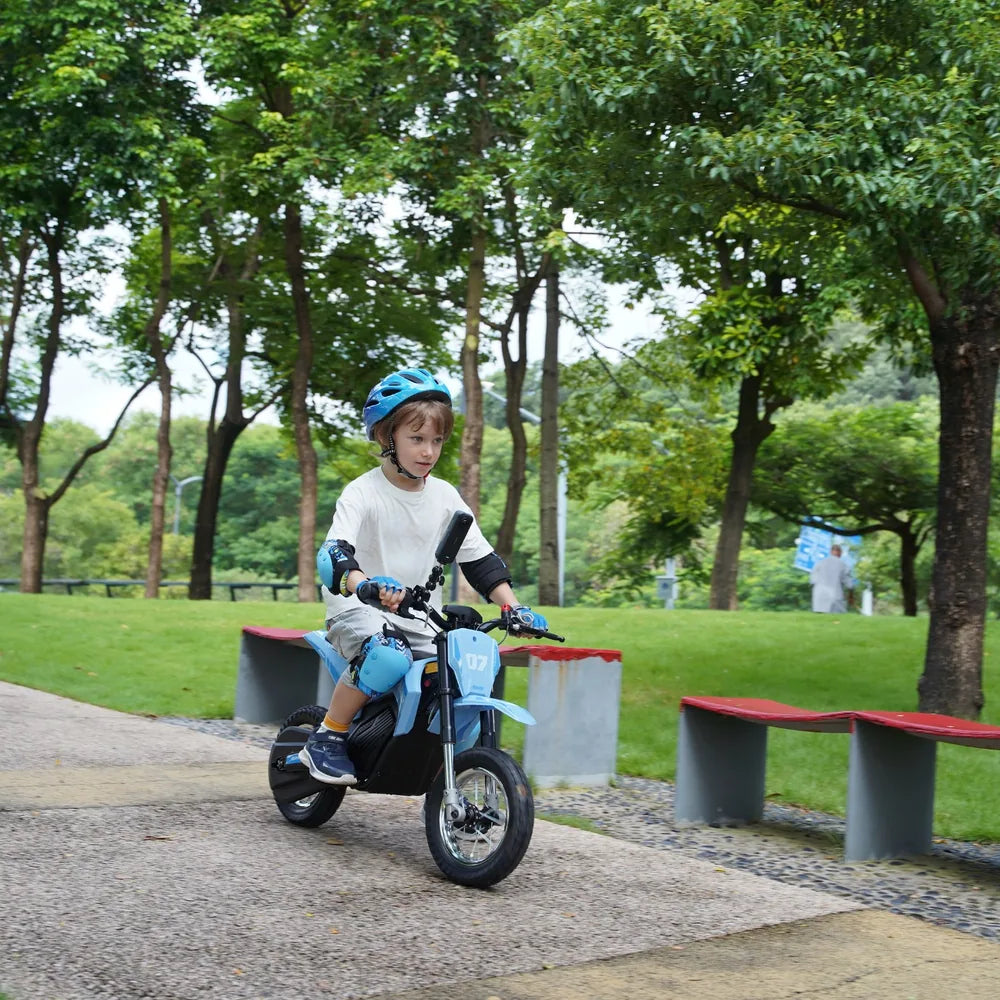 AONIU K2 Pink Electric Dirt Bike for Kids Ages 3-12