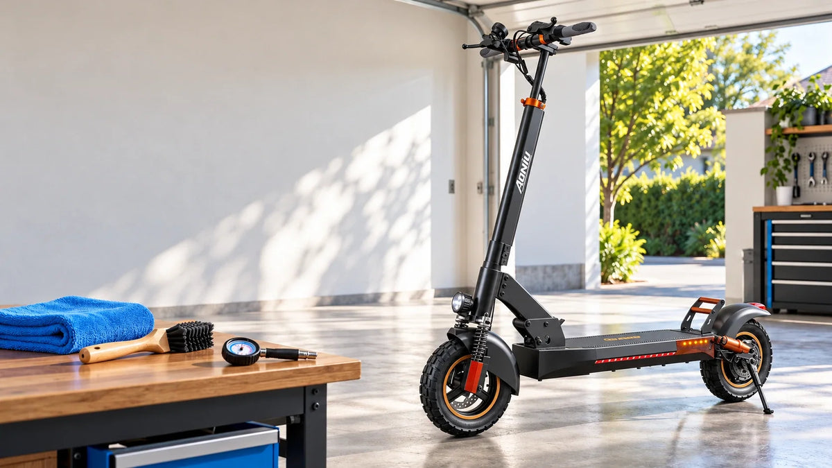 Electric Scooter Maintenance Guide: Battery, Cleaning, Motor, and Brake Care