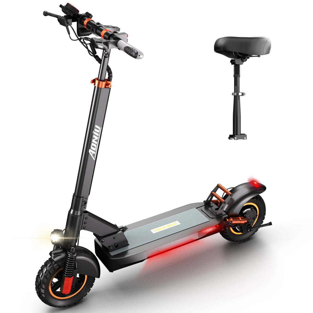 Aoniu M4 ELectric Scooter 37 Miles Max Range, 48V 15Ah