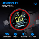 M4 Electric Scooter for Adults with seat 25-30 mph Fast Speed 31-37 Miles Long Range 800W Power Heavy Duty 300+ lbs 10 Inch Off Road Foldable e Scooter Mobility e Scooters for Girls Men Teens Commuter