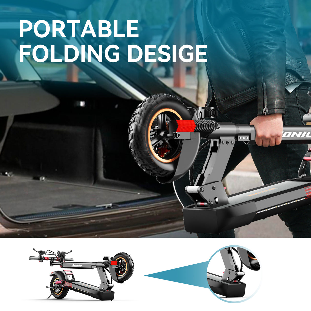Aoniu M4 ELectric Scooter 15Ah (CA)