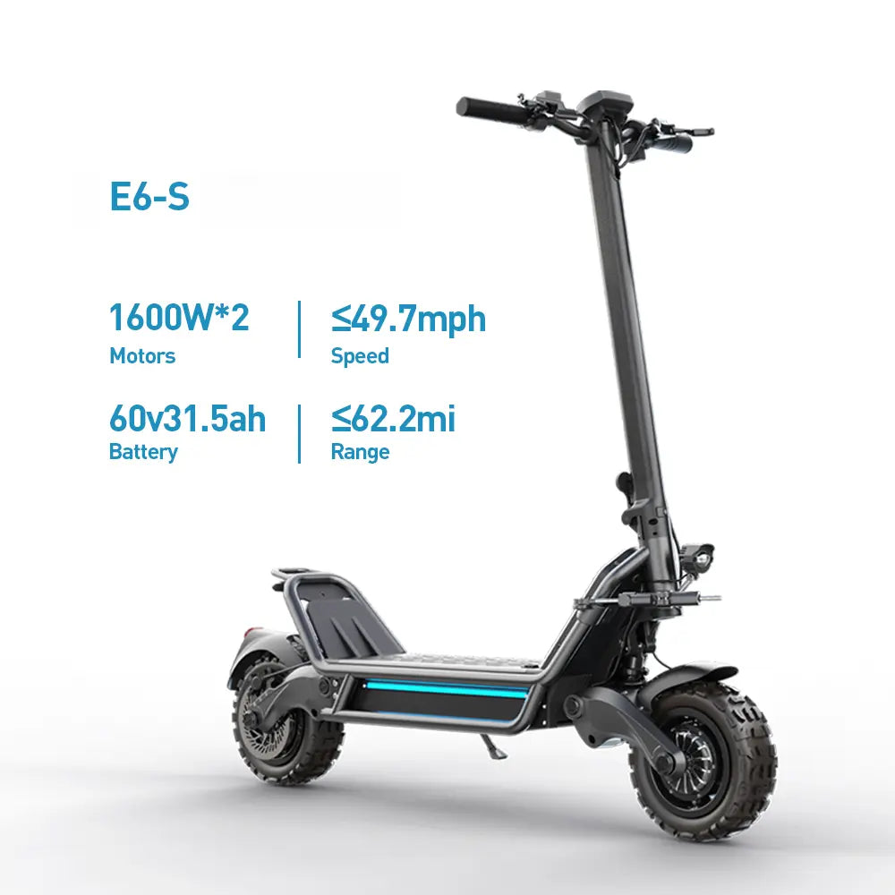 E6-S Off-Road Electric Scooter 3200w Dual Moter