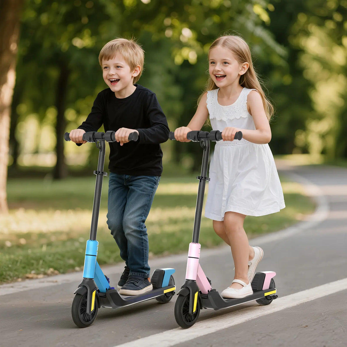 Q1 Light up Electric Scooter for Teens