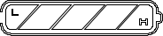 TF-100 battery level indicator
